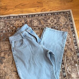 Light Blue Straight Leg Women's Jeans